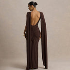 Figure-hugging Backless Dress