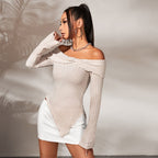 Apricot Off-Shoulder Top