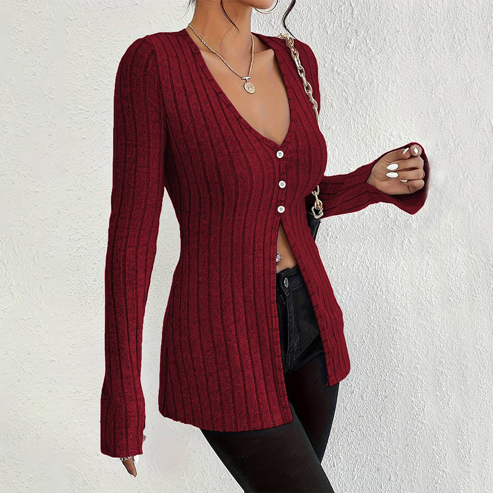 Slim Crop Cardigan
