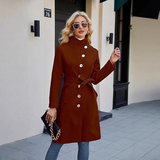 Caramel Button Coat