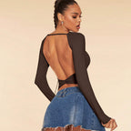 Backless Design Top
