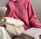 Twisted High-Neck Sweater