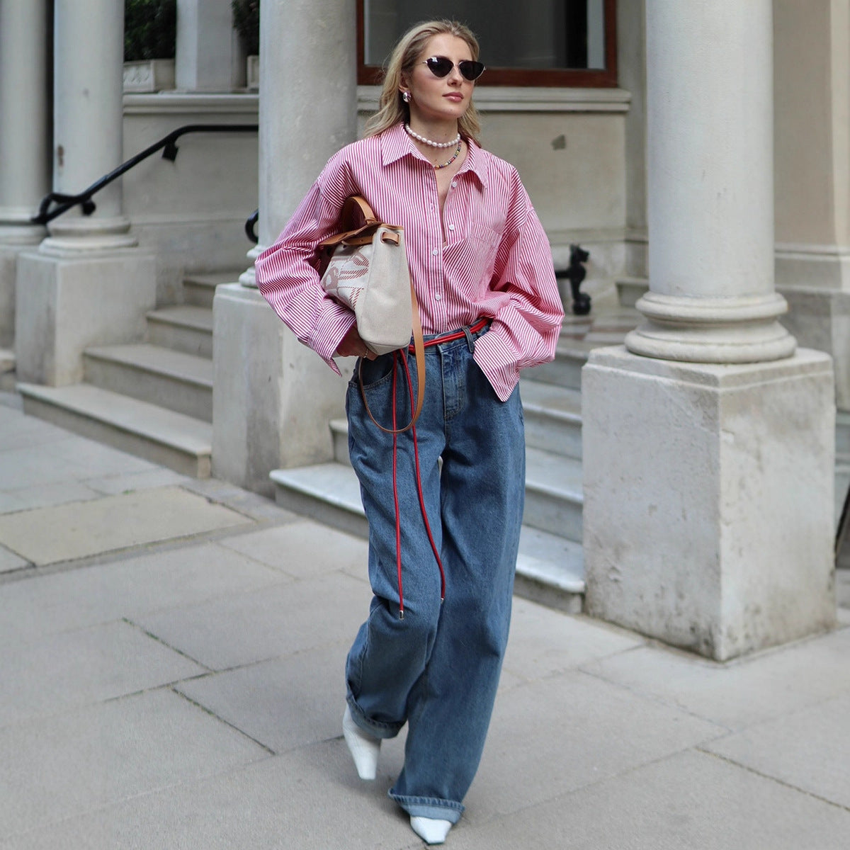 Wide Leg Loose Jeans