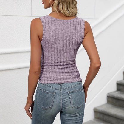 Solid Color Casual Tank