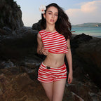 Striped Color Block Set