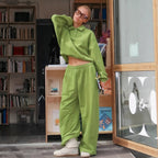 Street Casual Sweatshirt Set