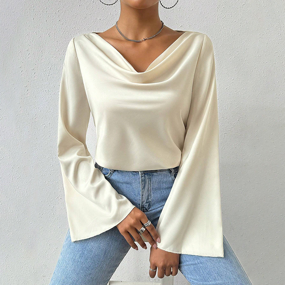 Slim Apricot Pullover