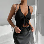 Halter Backless Short Top