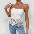 Embroidered Sleeveless Top