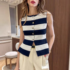 Striped Slim Pullover