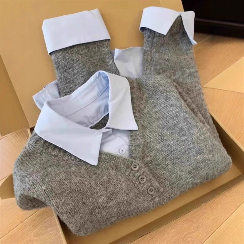 Splicing Two-piece Top