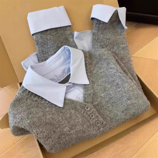 Splicing Two-piece Top