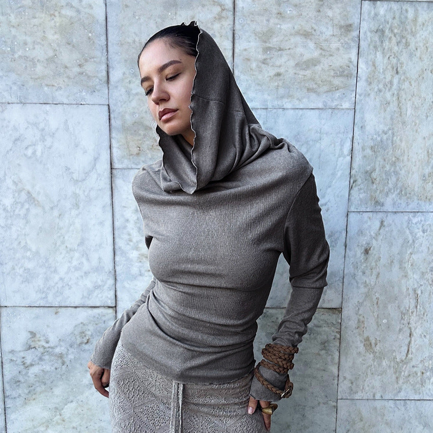 Swing Collar Long Sleeve