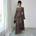 Leopard Apricot Dress