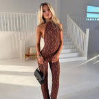 Sexy Lace Sheer Jumpsuit
