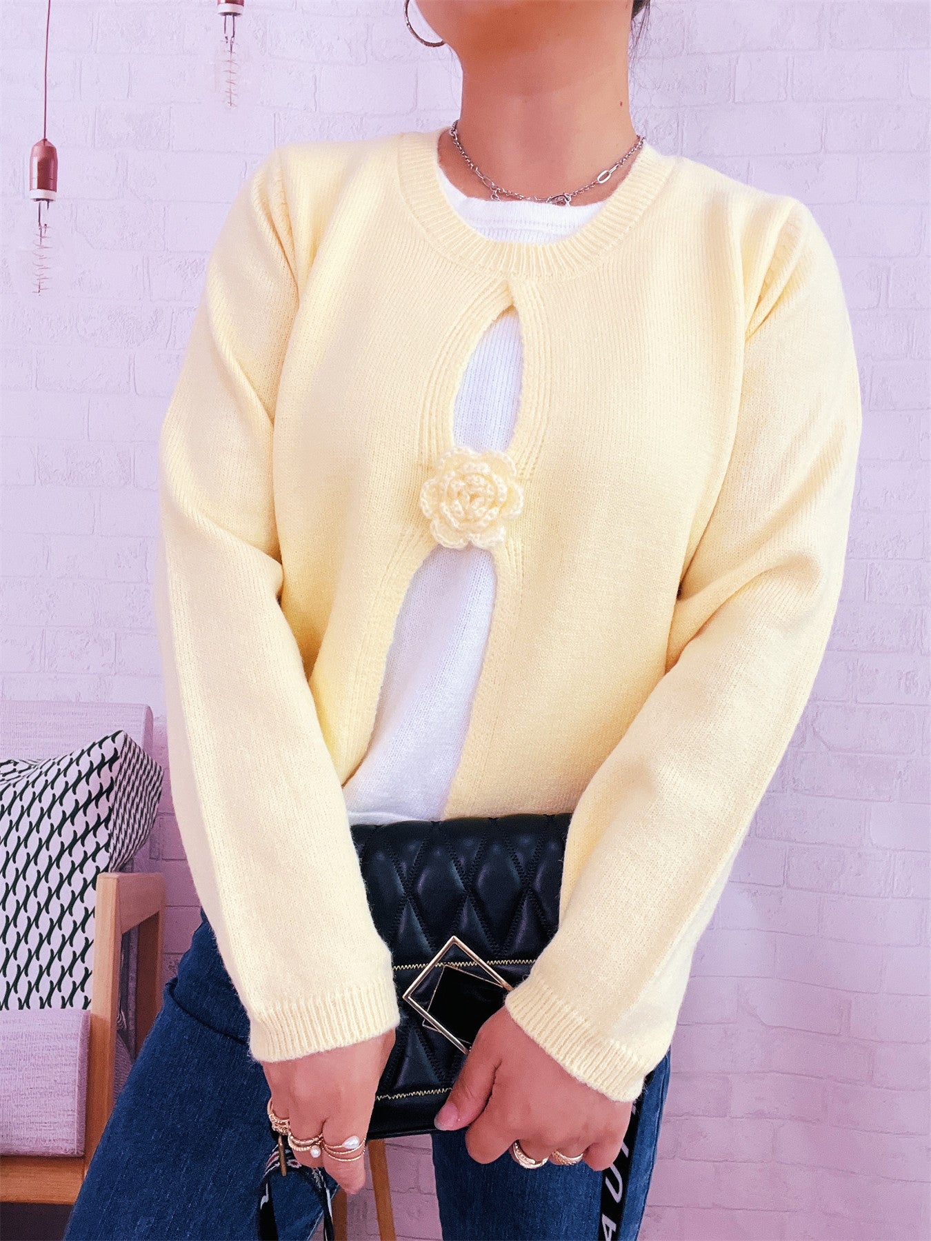 Floral Mori Pullover