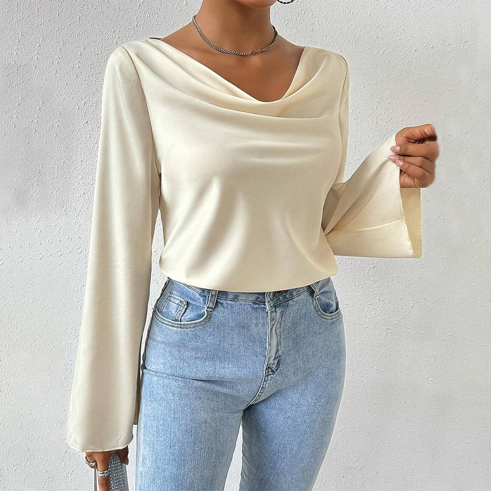 Slim Apricot Pullover