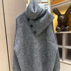 High-neck Thick Sweater