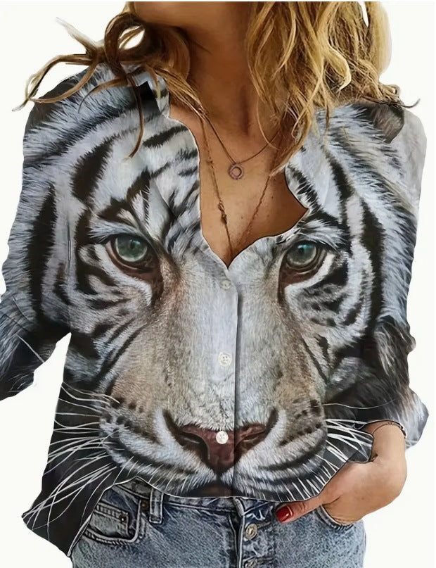 Loose Printed Shirt