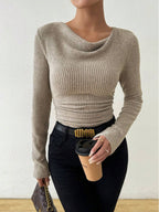 Bell-Sleeve Pullover