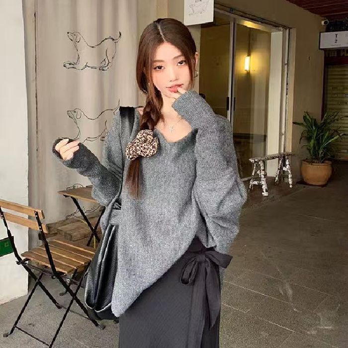 Irregular Knitwear Top