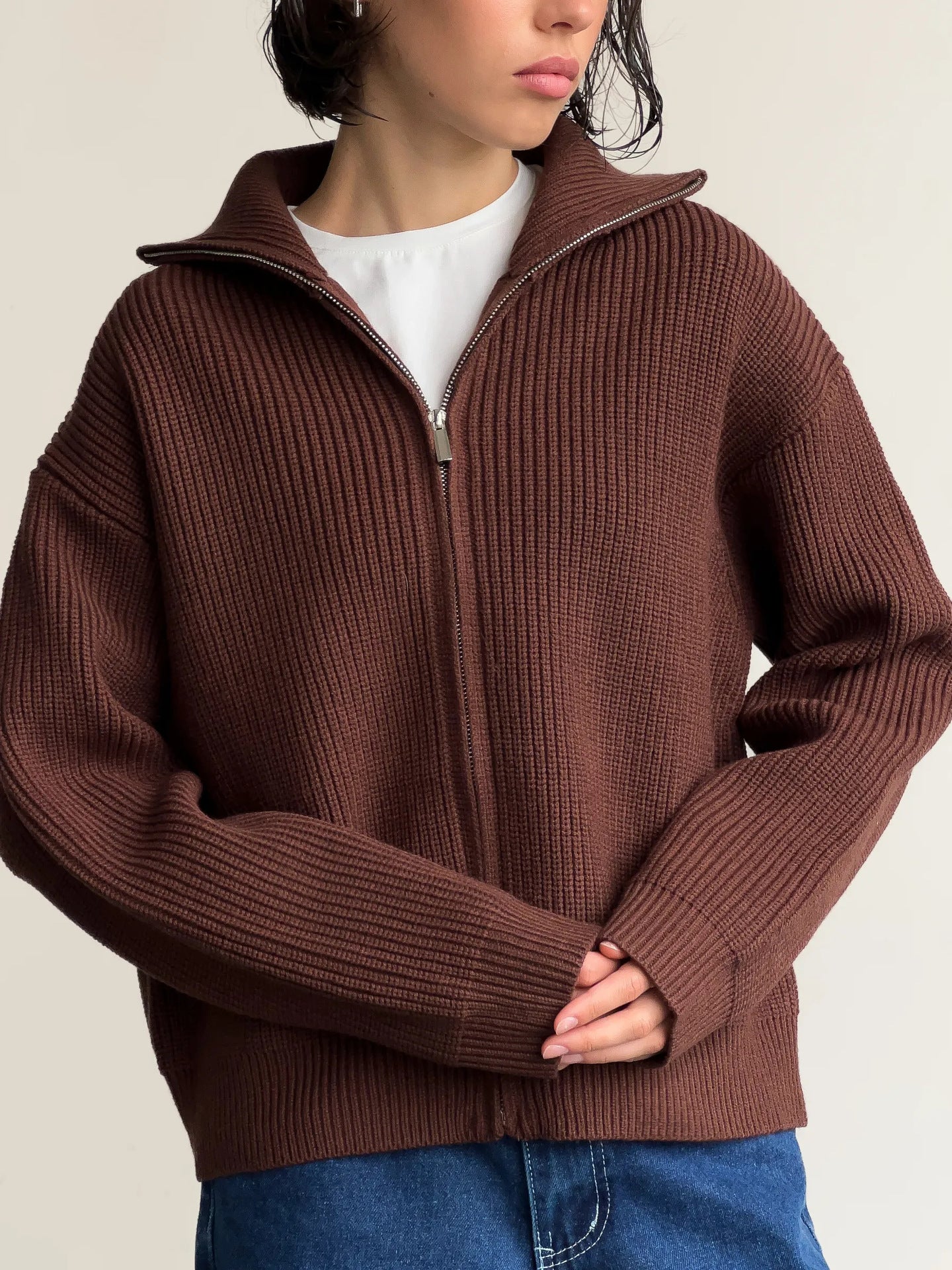 Zippered Commuter Sweater