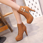 Round Toe High Heels