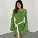 Loose-fitting Backless Dress