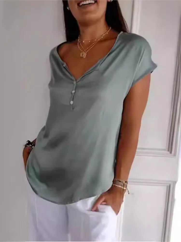 Chic Button Tee