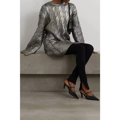 Lustre Metallic Sweater