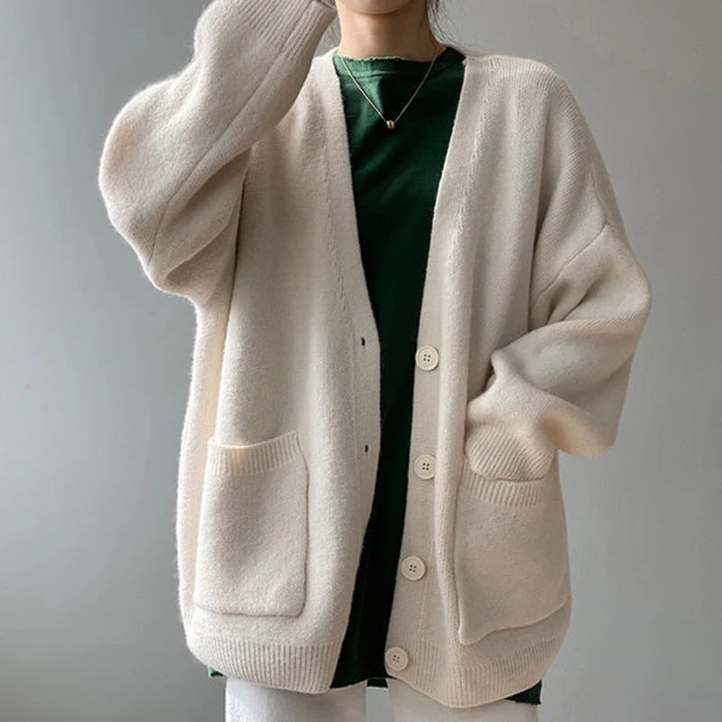 Chic Yellow Cardigan