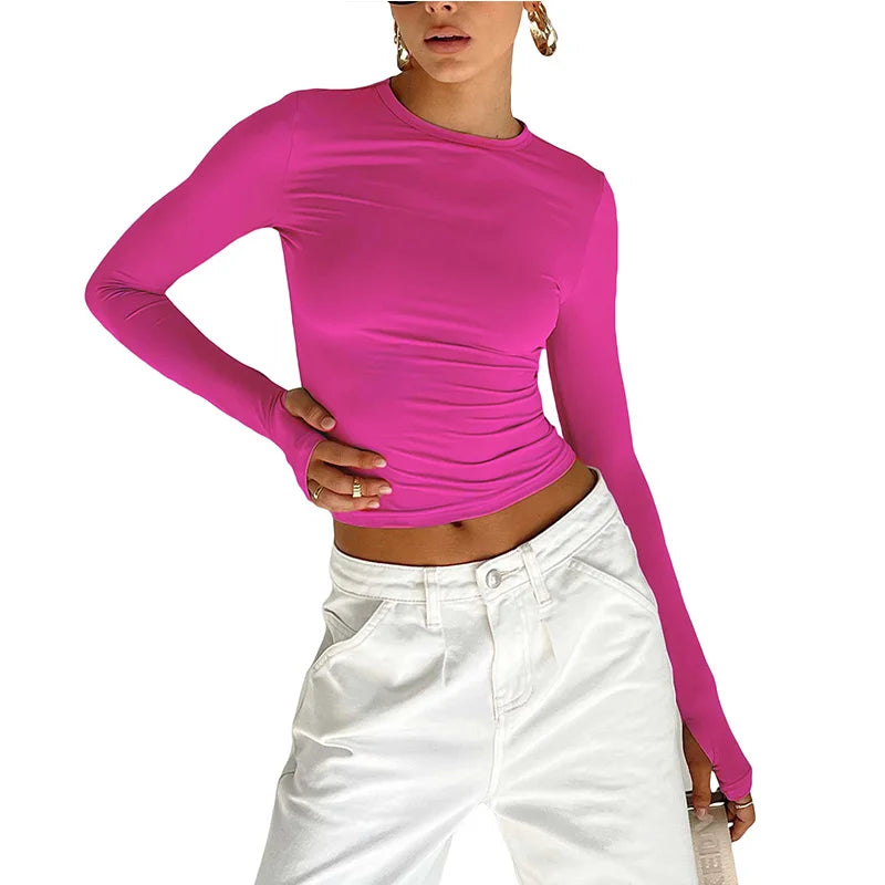 Long Sleeve Crop Top