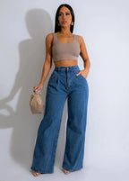 Elegant Denim Pants