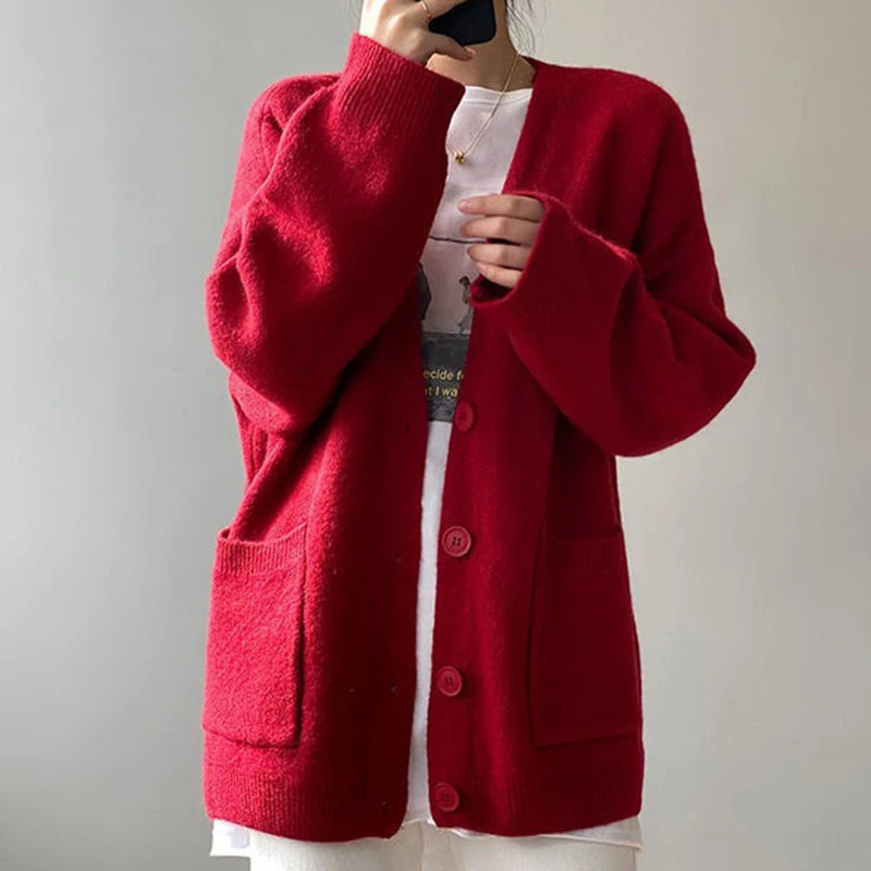 Chic Yellow Cardigan