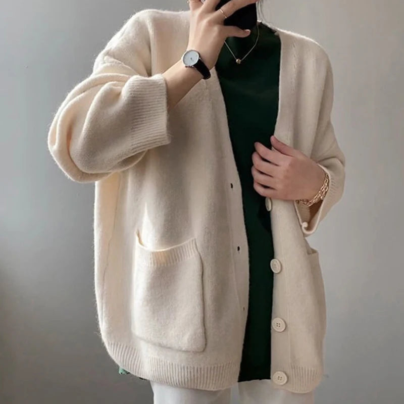 Chic Yellow Cardigan