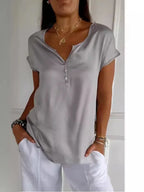Chic Button Tee