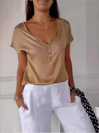Chic Button Tee