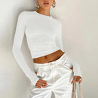 Long Sleeve Crop Top
