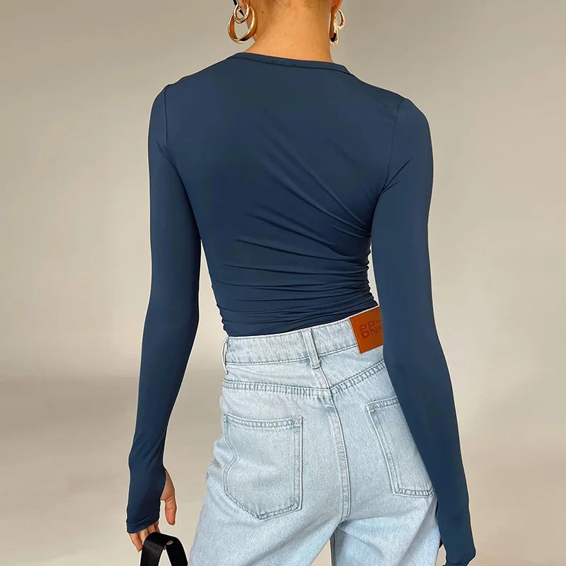 Long Sleeve Crop Top