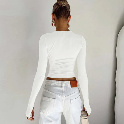 Long Sleeve Crop Top