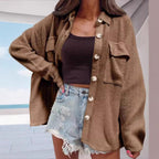 Loose Long-Sleeve Blouse