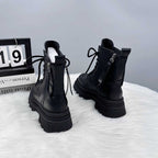 Mid Heel Lace-Up Shoes