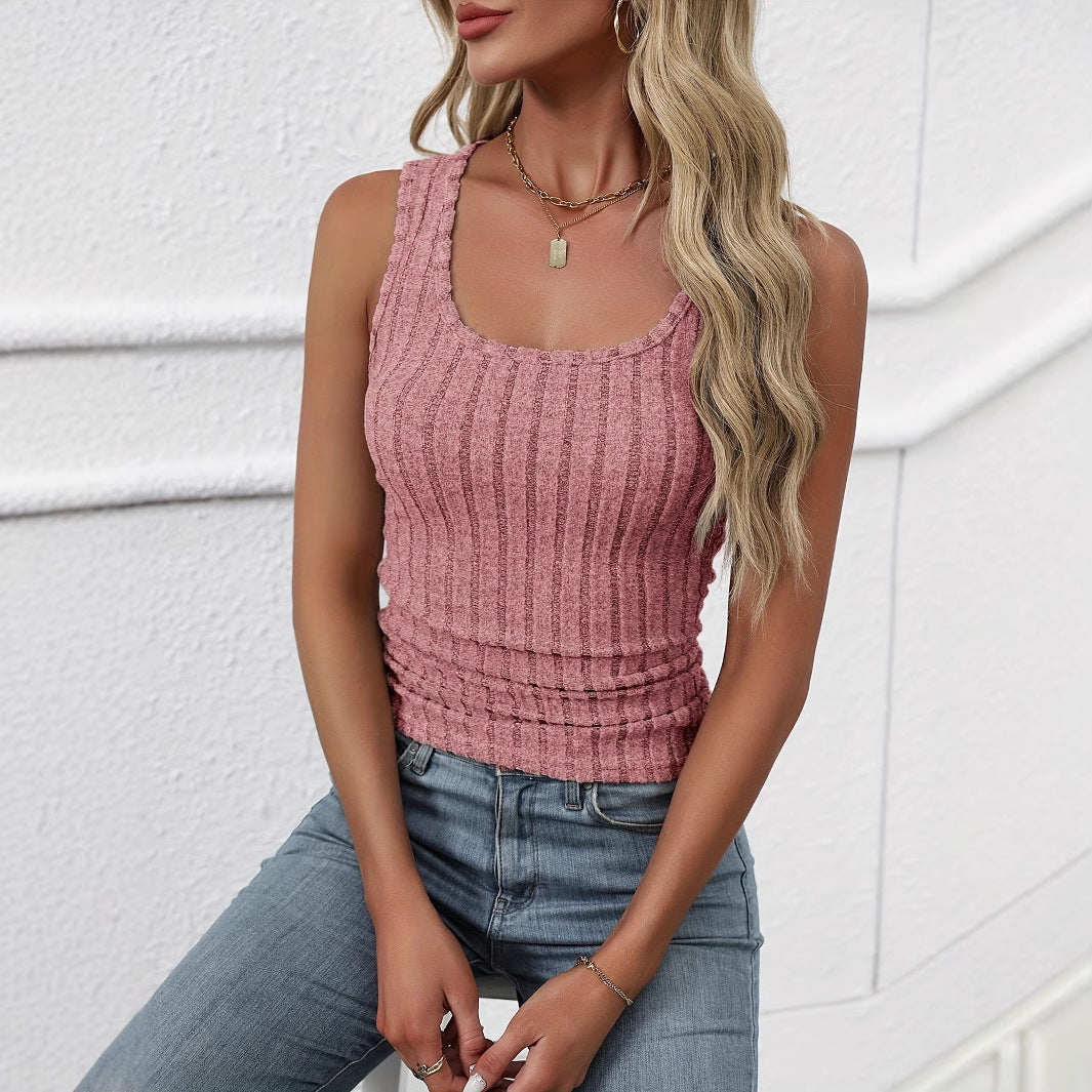Solid Color Casual Tank