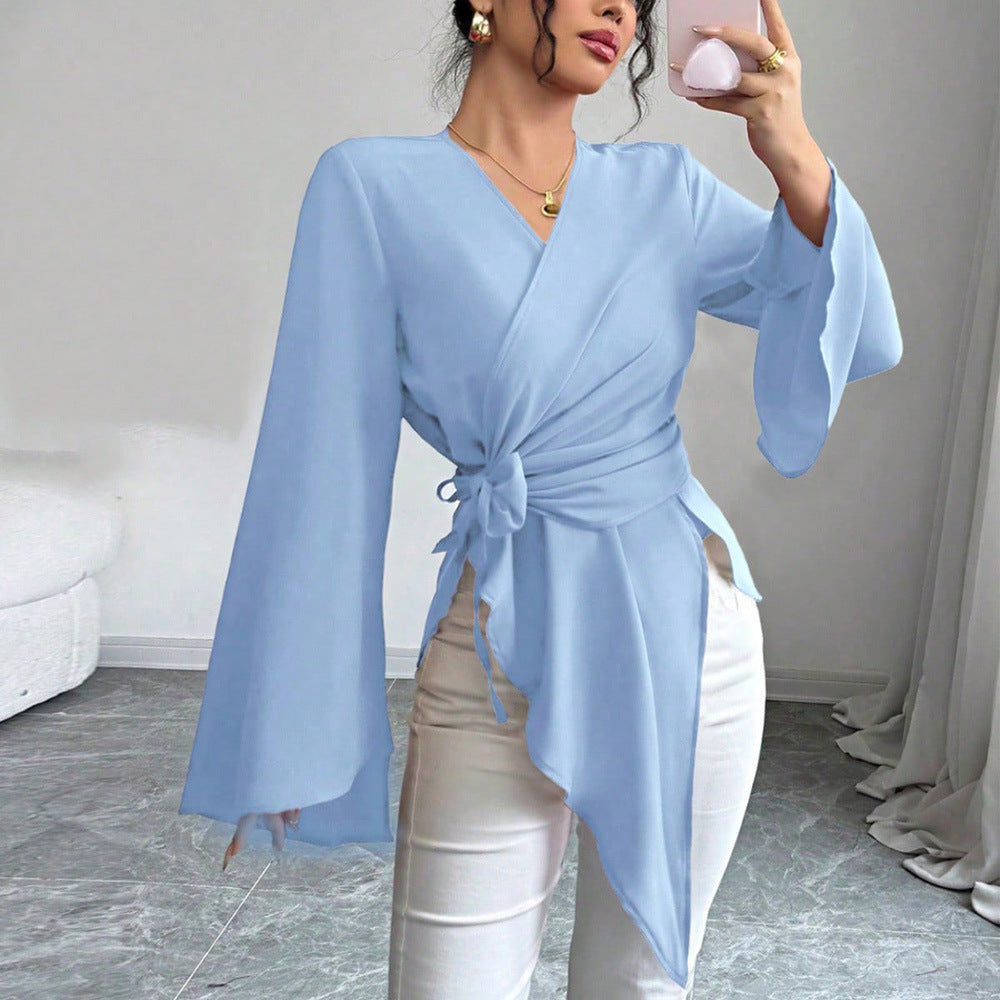 Mature-Style Satin Top