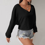 Loose V-neck Versatile Slim