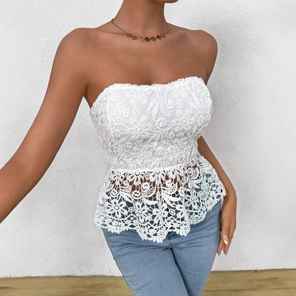 Embroidered Sleeveless Top