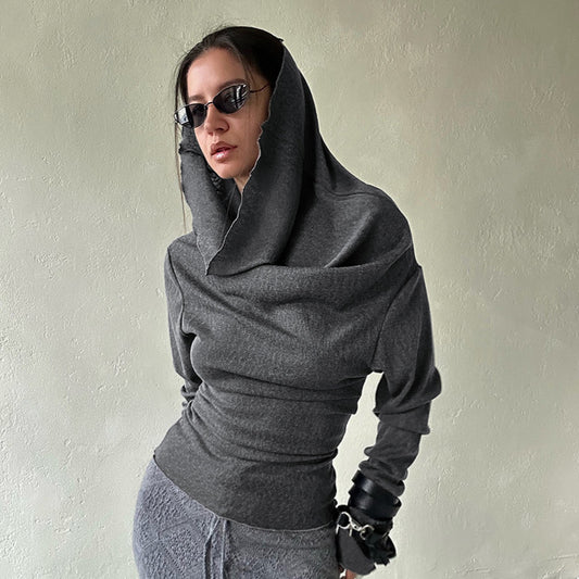 Swing Collar Long Sleeve