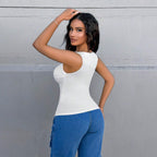 White Irregular Pullover