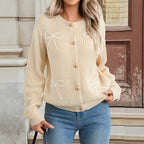 Bow Button Cardigan