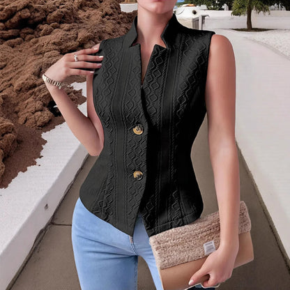 V-Neck Sleeveless Vest